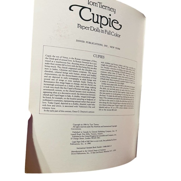 Tom Tierney Cupie paper Dolls in full color . - Picture 7 of 8